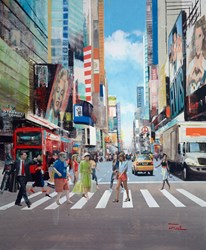 Life in Motion V by Torabi - Original Painting on Box Canvas sized 32x38 inches. Available from Whitewall Galleries